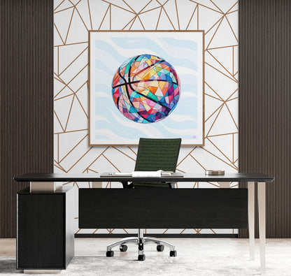 Crystal Ball Blue Wall Print